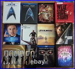 107 Film Blu-ray Lot! Star Wars, Trek, Steve McQueen, Pirates, Apes, Bond & More