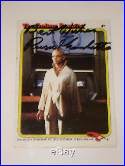 12 Signed Star Trek The Motion Picture Cards. Roddenberry And Cast Of 11