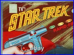 1966 Star Trek Tracer Gun Toy Unopened in Package Capt. Kirk & Mr. Spock Photos