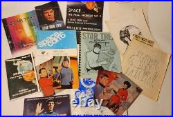 1970's EARLY STAR TREK CONVENTION BOOKS & COLLECTIBLES