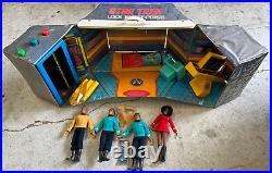 1974 Mego Star Trek Play Set With Accessories And Four Action Figures