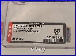 1974 vintage STAR TREK MEGO Dr. McCoy (Bones) AFA 80 MOC mint ARCHIVAL