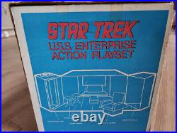 1975 MEGO Star Trek USS Enterprise Bridge Play set with ALL Action Figures