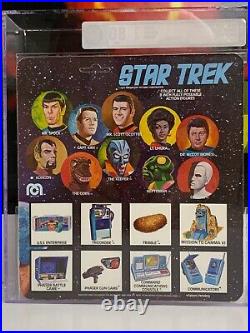 1975 vintage STAR TREK MEGO series 1 Alien THE KEEPER MOC AFA 80 Archival lucite