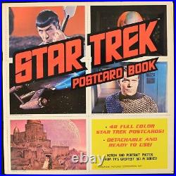 1977 Star Trek Paramount Pictures 12x12 Postcard Book