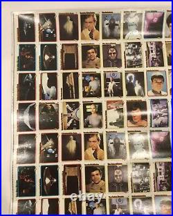 1979 Paramount Topps Uncut Star Trek Original Movie Full Sheet 132 Cards (201)