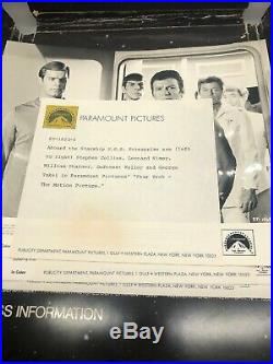 1979 STAR TREK THE MOTION PICTURE Auth original press kit With 8 Photos Pro Rare