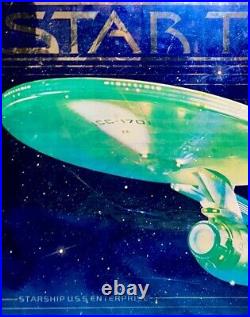 1979 Star Trek TMP U. S. S. Enterprise Mylar Art Original Movie Poster 28.5x22