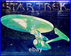 1979 Star Trek TMP U. S. S. Enterprise Mylar Art Original Movie Poster 28.5x22