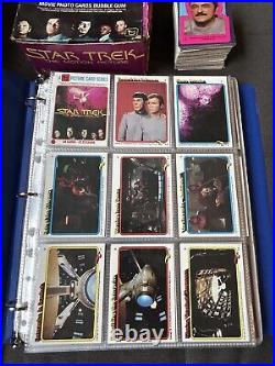 1979 Star Trek The Motion Picture Complete Set + Stickers + 2 Sets + 107 Extra