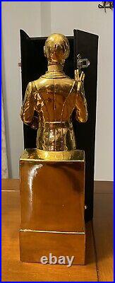1979 Star Trek The Motion Picture Gold SPOCK Decanter by GRENADIER