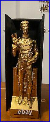 1979 Star Trek The Motion Picture Gold SPOCK Decanter by GRENADIER