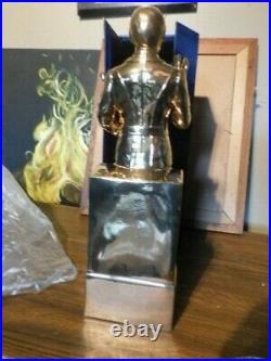 1979 Star Trek The Motion Picture Gold Spock Statue Decanter by GRENADIER