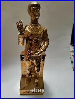 1979 Star Trek The Motion Picture Gold color SPOCK Decanter by GRENADIER