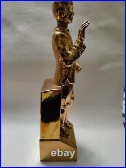 1979 Star Trek The Motion Picture Gold color SPOCK Decanter by GRENADIER