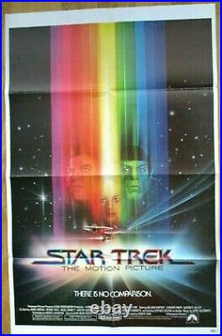 1979 Star Trek The Motion Picture One sheet Adv. William Shatner Leonard Nimoy