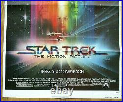 1979 Star Trek The Motion Picture One sheet Adv. William Shatner Leonard Nimoy