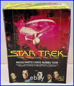 1979 Star Trek The Motion Picture Vintage Wax Trading Card Box Full 36 Packs