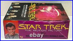 1979 Star Trek The Motion Picture Vintage Wax Trading Card Box Full 36 Packs