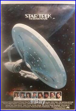 1979 Star Trek The Motion Picture single side poster Rare
