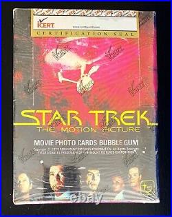 1979 Topps STAR TREK THE MOTION PICTURE Wax Box 36 Factory Sealed Packs iCert