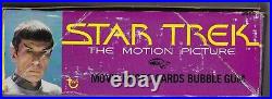 1979 Topps STAR TREK the MOTION PICTURE WAX BOX 36 UNOPENED Packs KIRK SPOCK