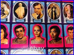 1979 Topps Star Trek Movie Stickers Full Rare Uncut Sheet