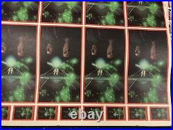 1979 Topps Star Trek Movie Stickers Full Rare Uncut Sheet