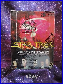 1979 Topps Star Trek The Motion Picture 36ct Wax Pack Box Bbce Verified