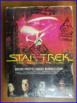 1979 Topps Star Trek The Motion Picture Wax Box 36 Packs BBCE Authenticated