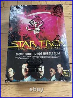 1979 Topps Star Trek The Motion Picture Wax Box 36 Packs BBCE Wrapped SEALED