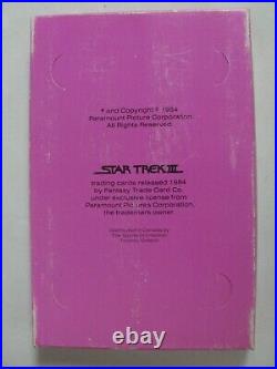 1984 FTCC Star Trek 3 Search for Spock Movie cards Full Box 36 Sealed Packs RARE