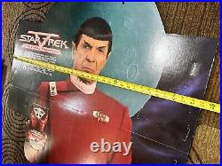 1989 Star Trek V The Final Frontier NIB Spock Original Movie Display Standee