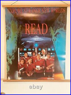 1991 Star Trek (Original Series) American Library Association Read Poster 22x34