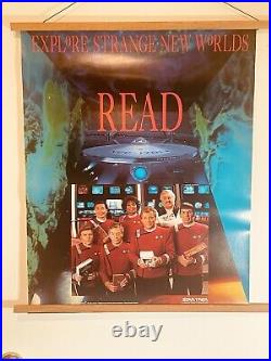 1991 Star Trek (Original Series) American Library Association Read Poster 22x34