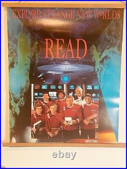 1991 Star Trek (Original Series) American Library Association Read Poster 22x34