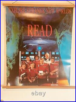 1991 Star Trek (Original Series) American Library Association Read Poster 22x34