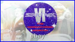1991 Star Trek VI Movie Laser Etched Disk-Framed & Matted- 16x20