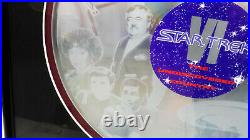 1991 Star Trek VI Movie Laser Etched Disk-Framed & Matted- 16x20
