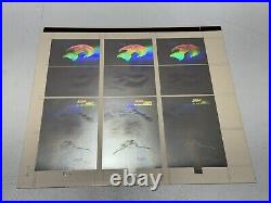 1992 Star Trek The Next Generation Uncut Sheet 12 Hologram Cards 3 Sets 01H-04H