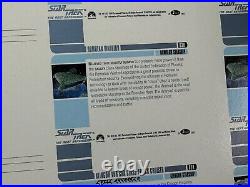 1992 Star Trek The Next Generation Uncut Sheet 12 Hologram Cards 3 Sets 01H-04H