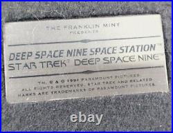 1994 Franklin Mint Star Trek Deep Space Nine Space Station Pewter