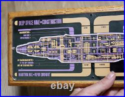1995-96 Star Trek Deep Space Nine Construction Season Four Cast & Crew Plaque