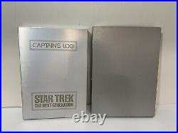 1995 Captain's Log Aluminum Clipboard Star Trek Next Generation Paramount