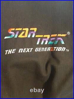 1995 STAR TREK Next Generation PURPLE SUEDE JACKET New! SUPER RARE! LICENSED