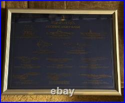 1997 Franklin Mint The Official STAR TREK ENTERPRISE Legacy Plaque Limited Ed