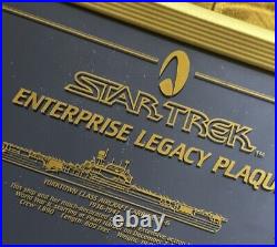 1997 Franklin Mint The Official STAR TREK ENTERPRISE Legacy Plaque Limited Ed