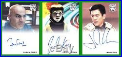 2009 Rittenhouse Star Trek The Movie 15 card autograph set JJ Abrams Chris Pine+