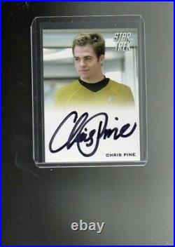 2014 Star Trek Movie Autograph Movies Chris Pine As Kirk