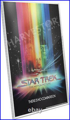2018 Star Trek The Motion Picture Premium Silver Foil 35 Grams Silver Poster
